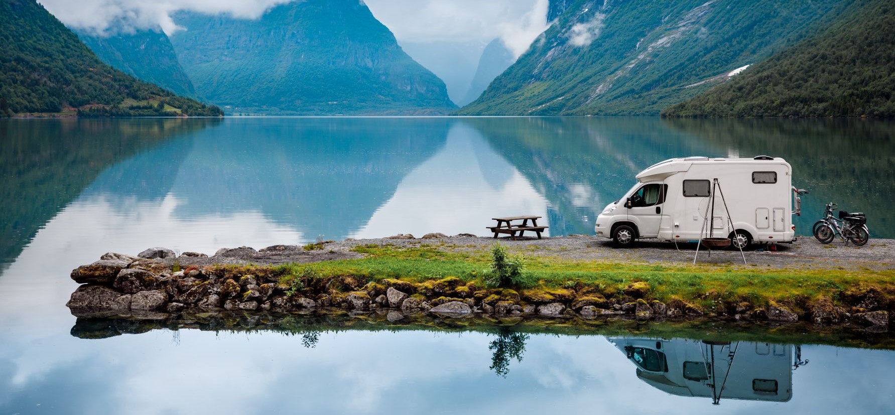 Campingreise Ausblick