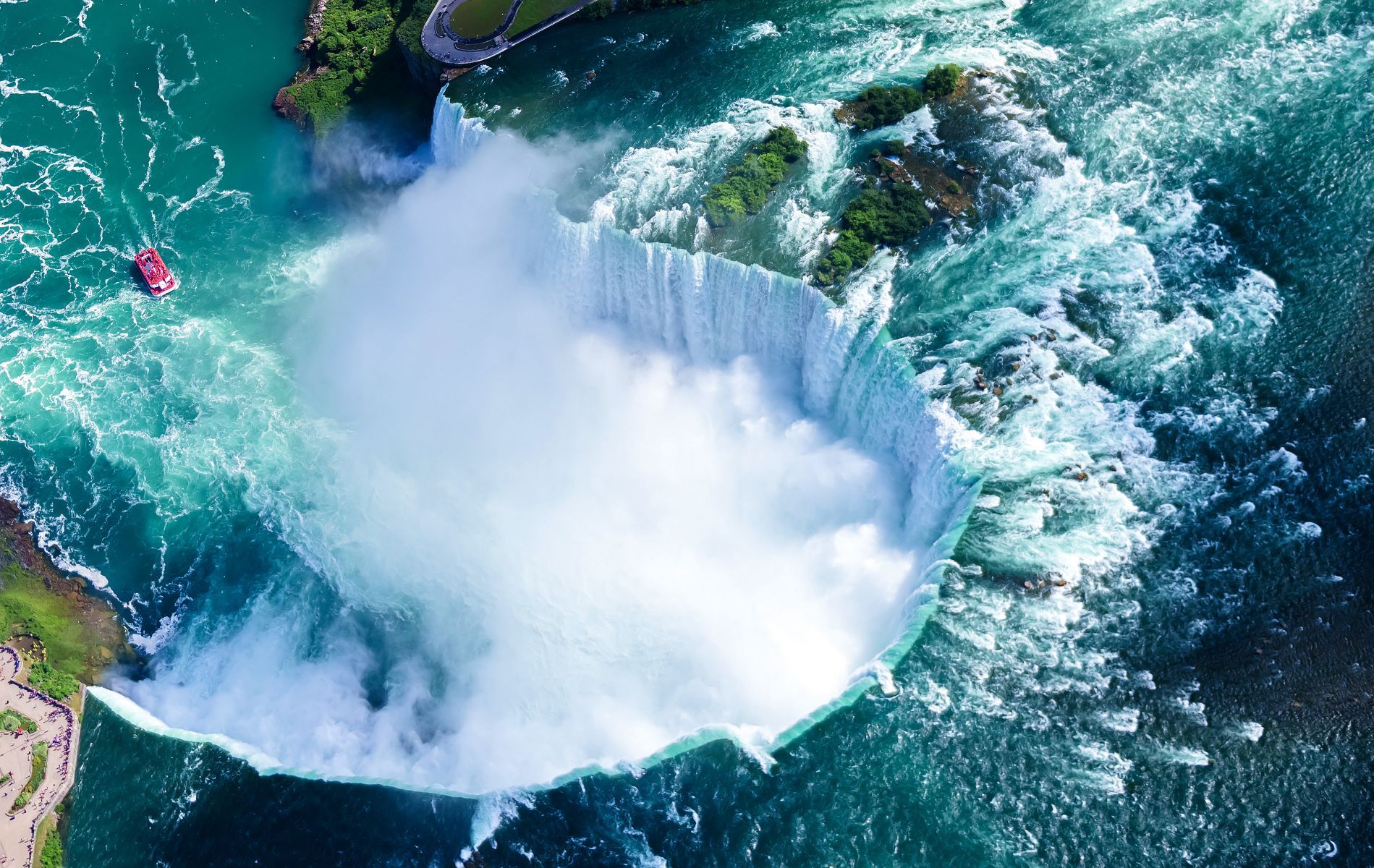 Niagara Fälle von oben