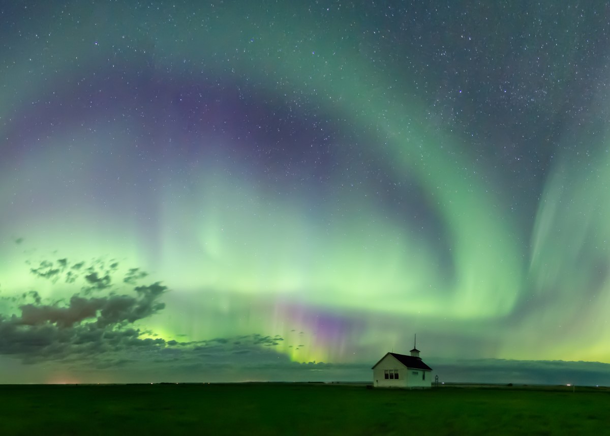Nordlichter über Saskatchewan