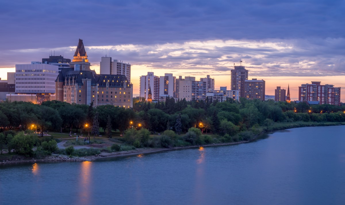Saskatoon bei Nacht