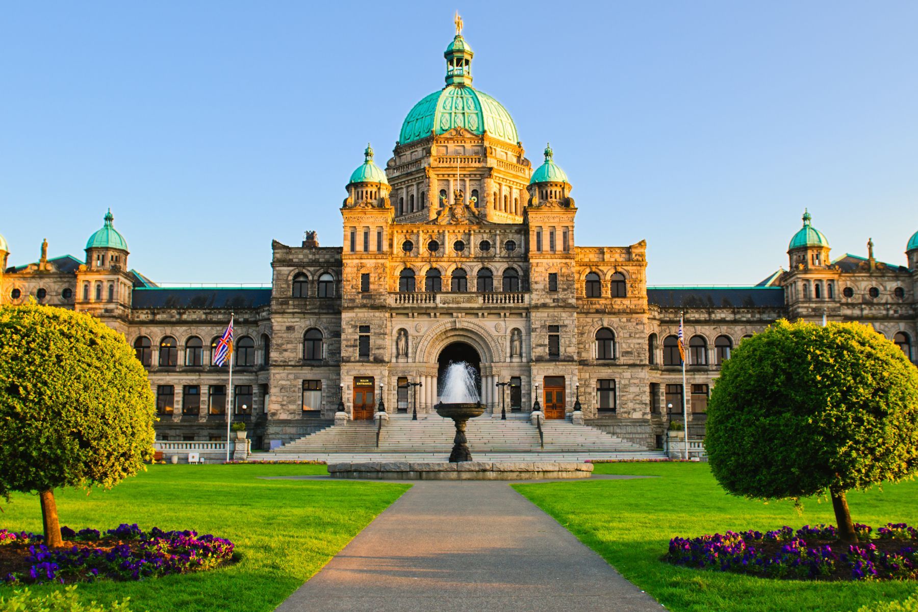 Parlamentsgebäude in Victoria