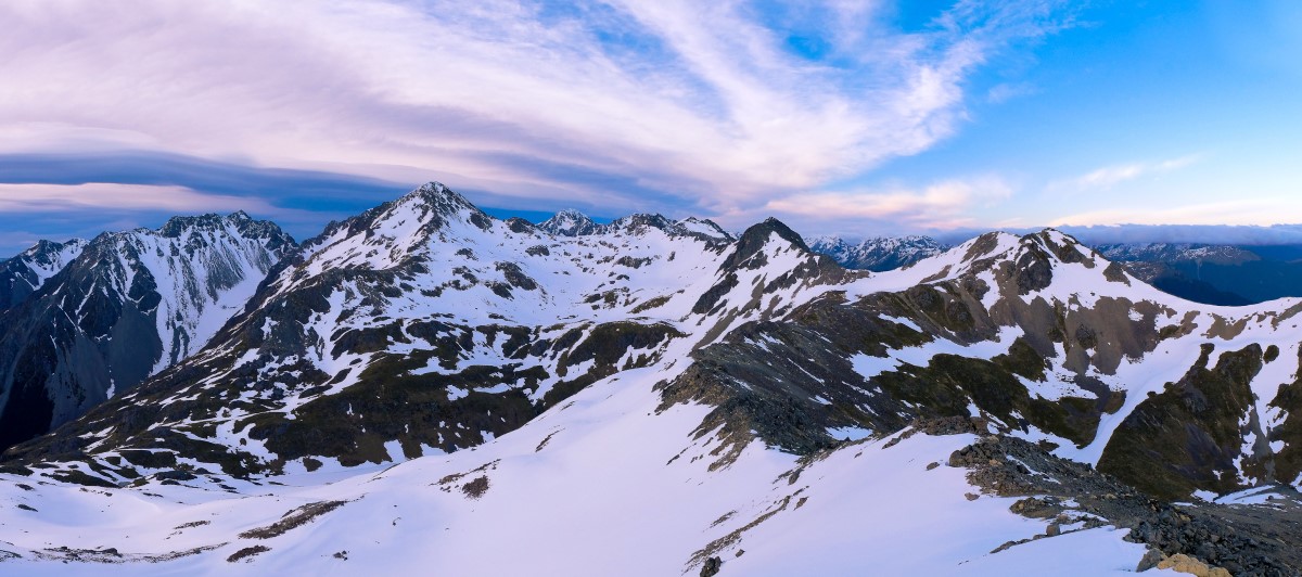 Panorama im Nelson Lakes Nationalpark