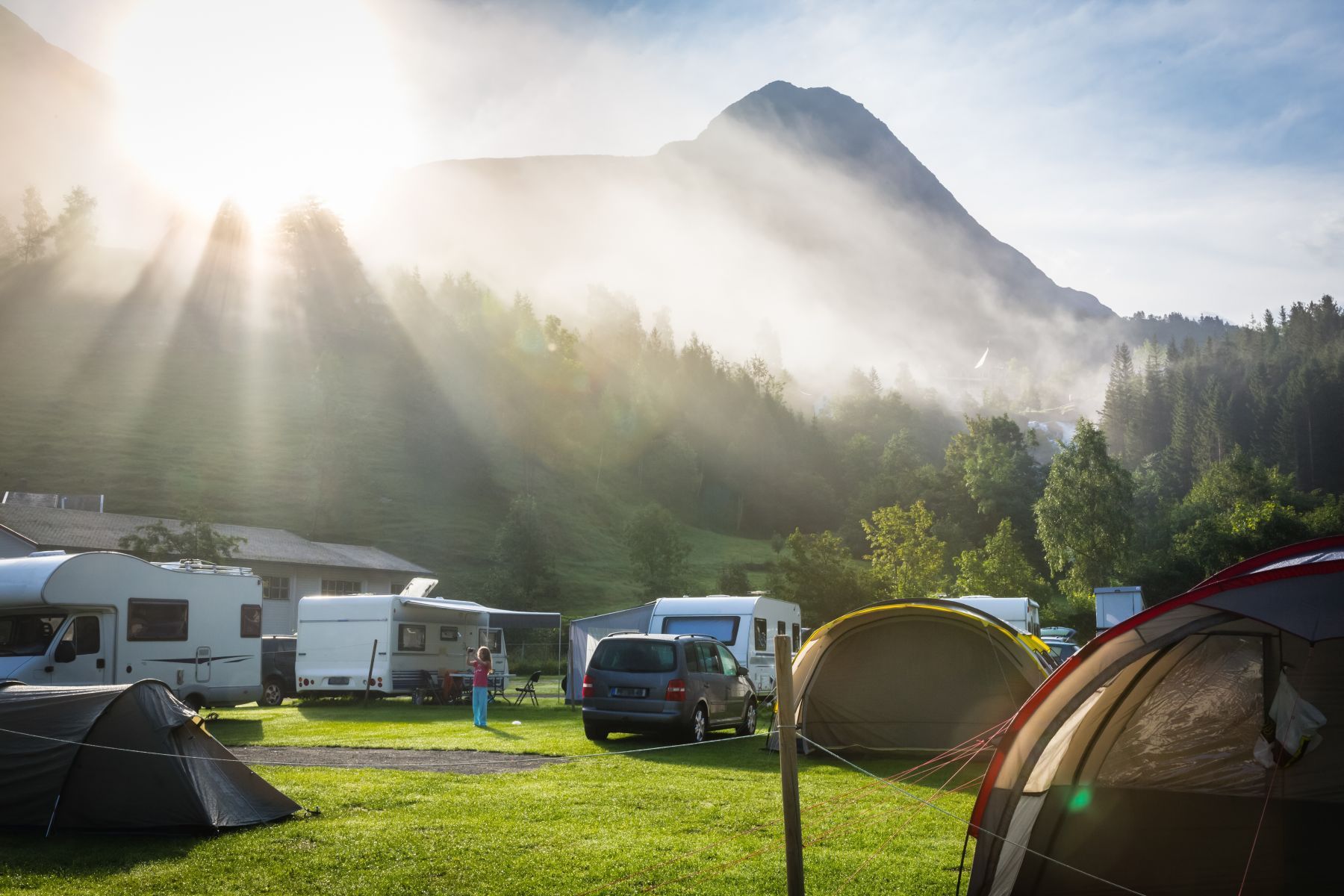 Campingplatz Wohnmobile