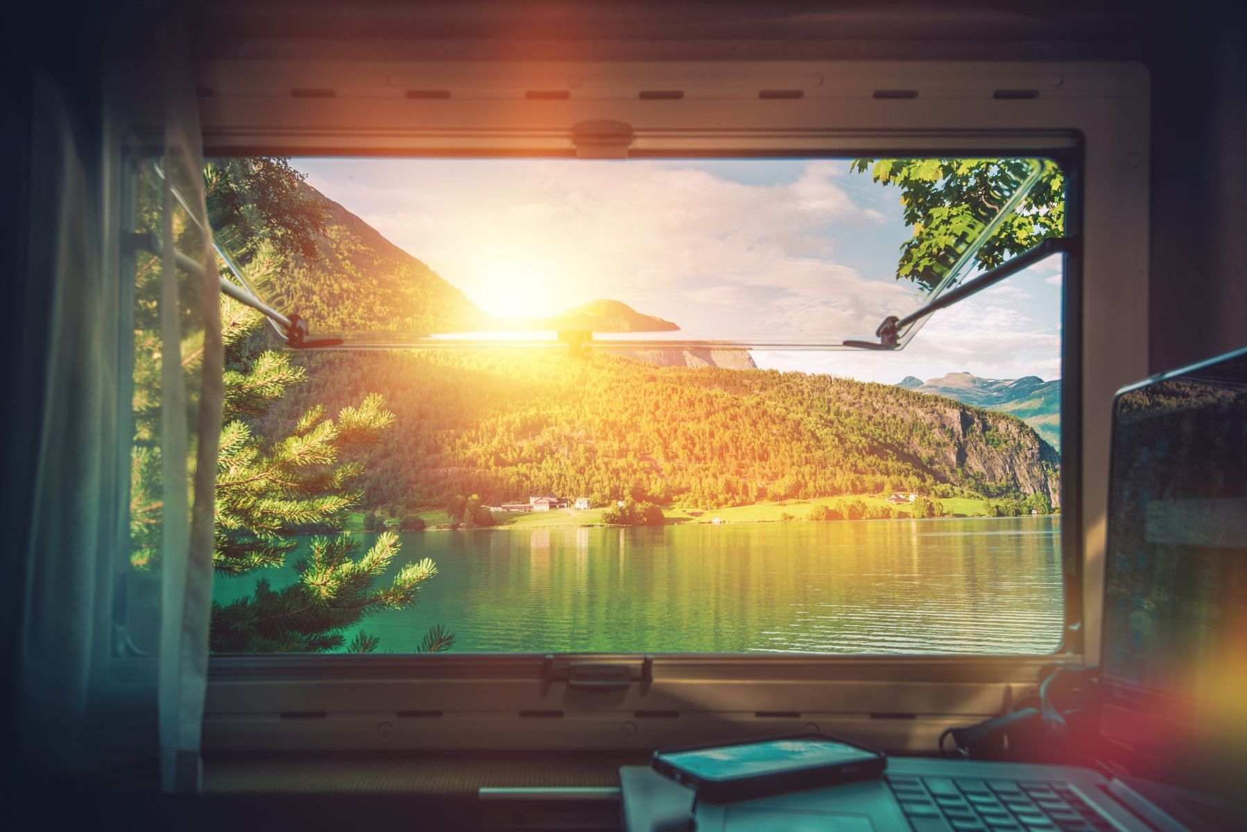 Wohnmobilreise Ausblick