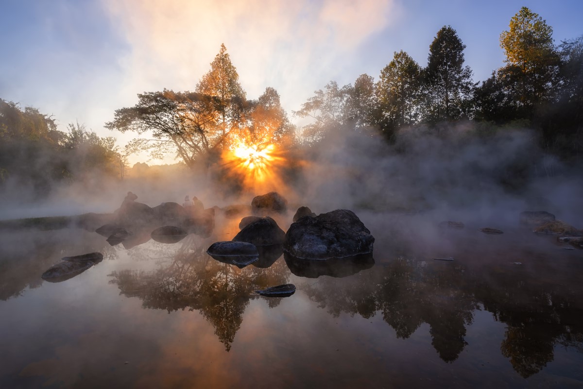 Thermalquelle in Hot Springs