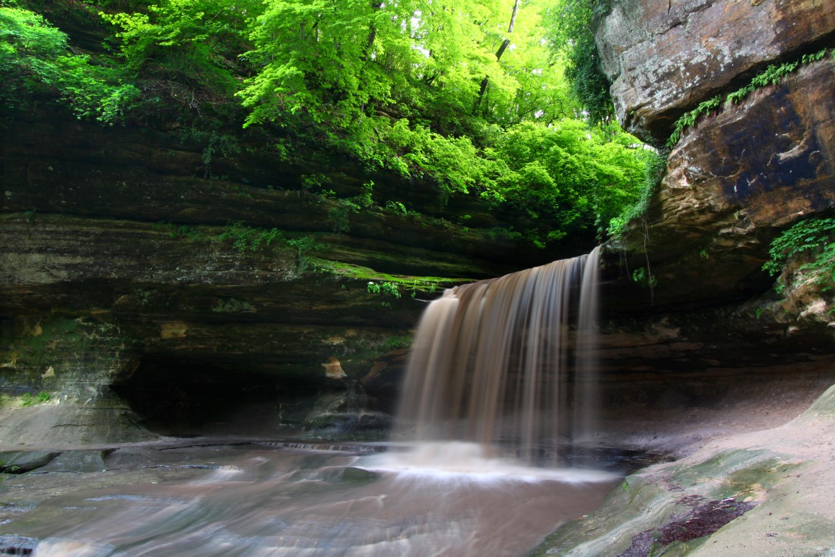 Lasalle Falls im Starved Rock State Park