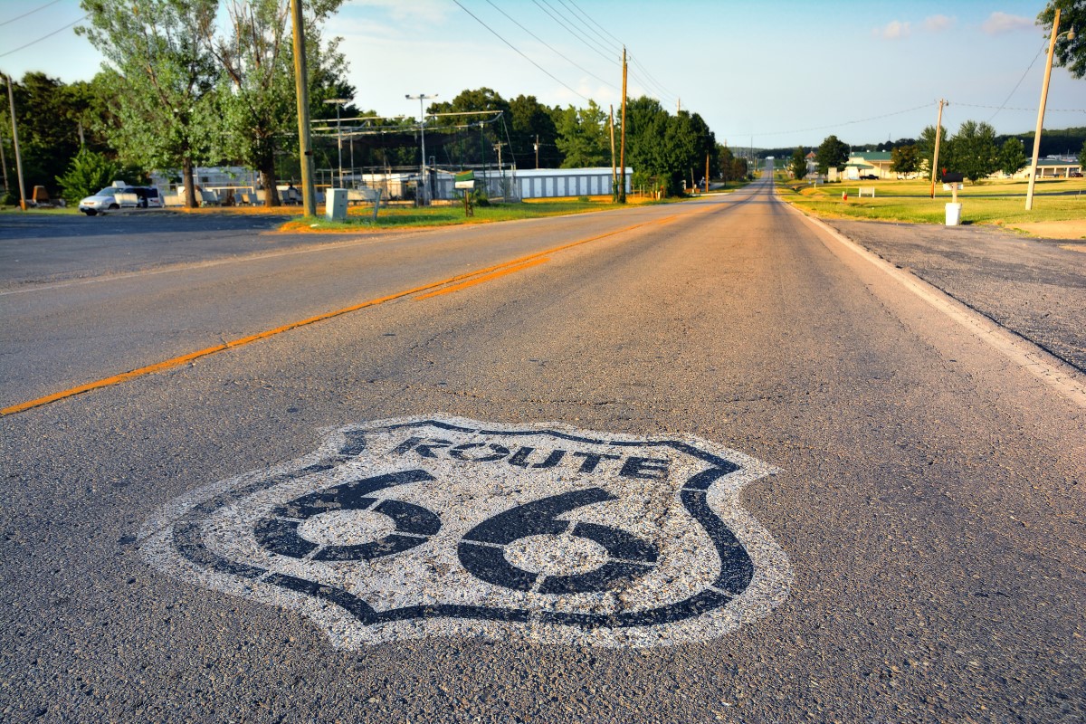 Route 66 Schild