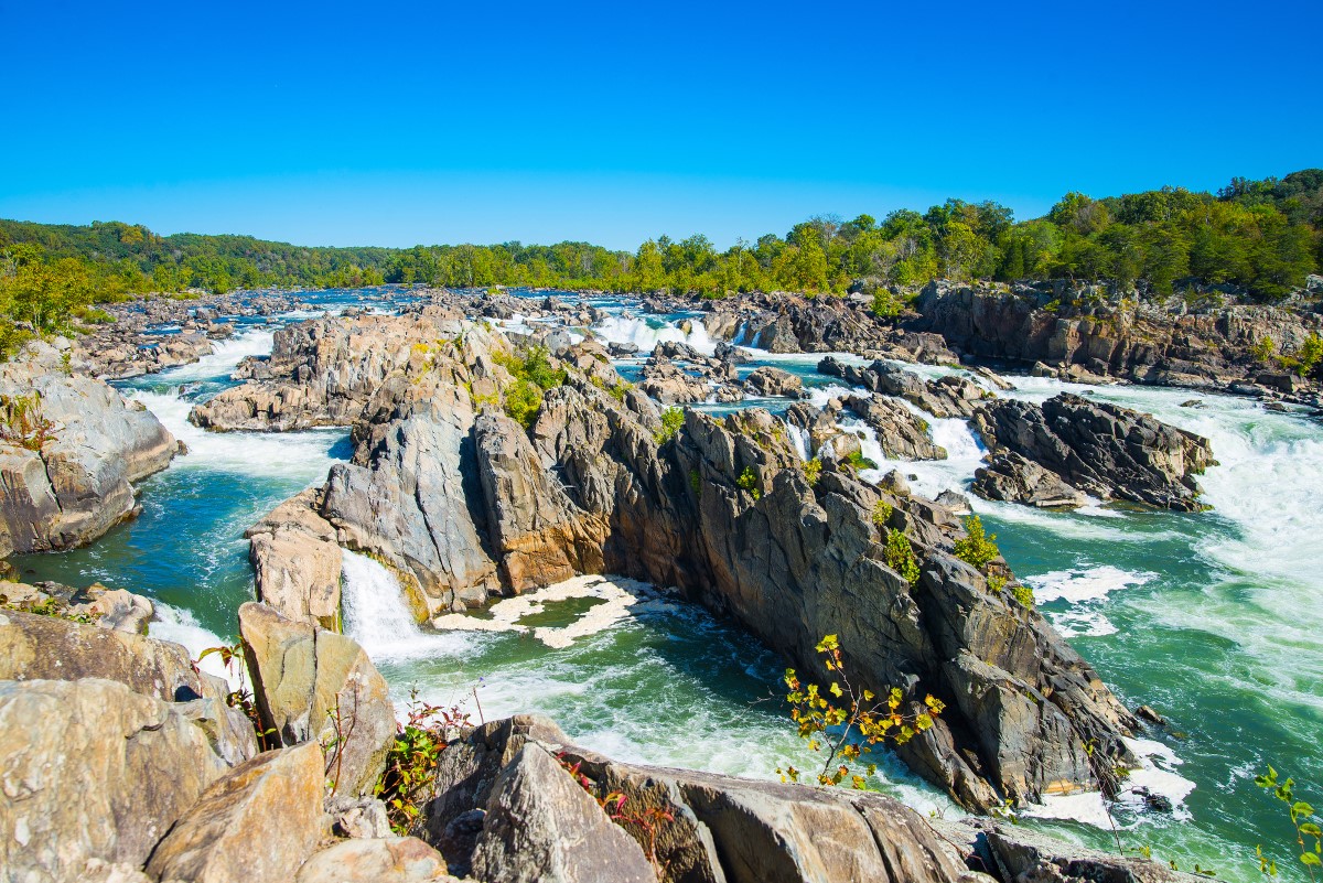 Der Potomac River im Great Falls Park