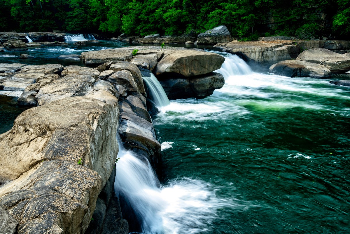 Tygart Valley River im Valley Falls State Park