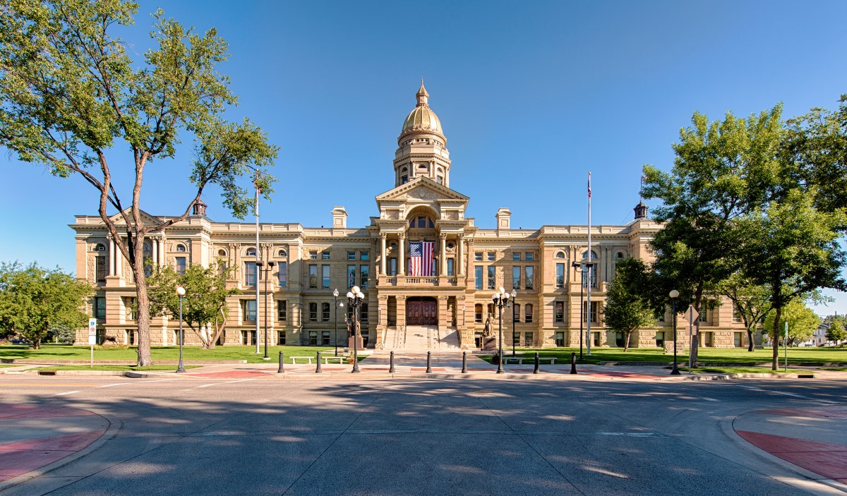 Wyoming State Capitol in Cheyenne