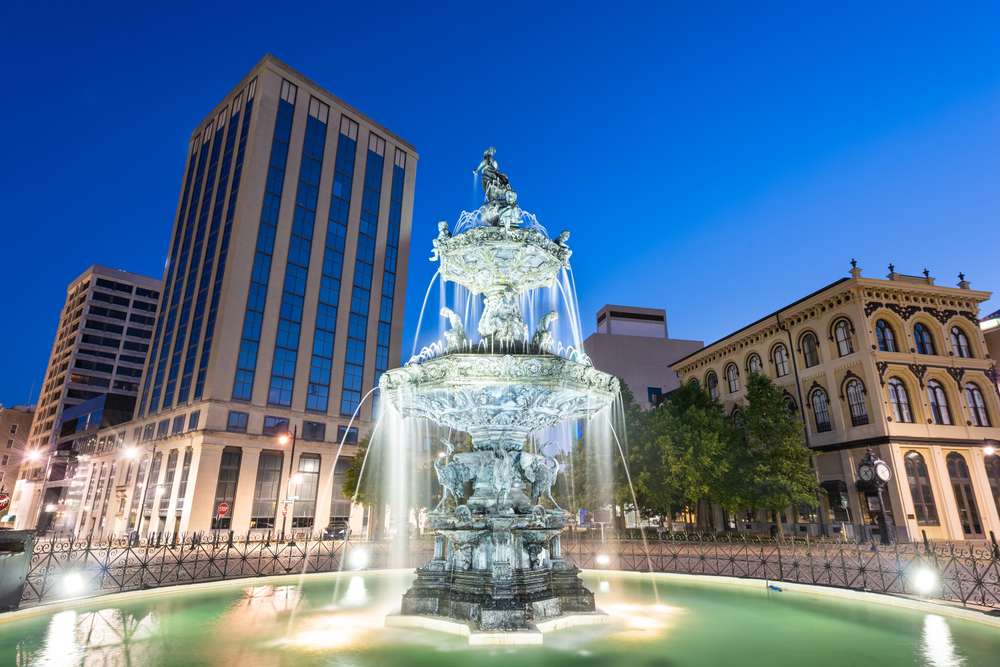 Springbrunnen in Montgomery