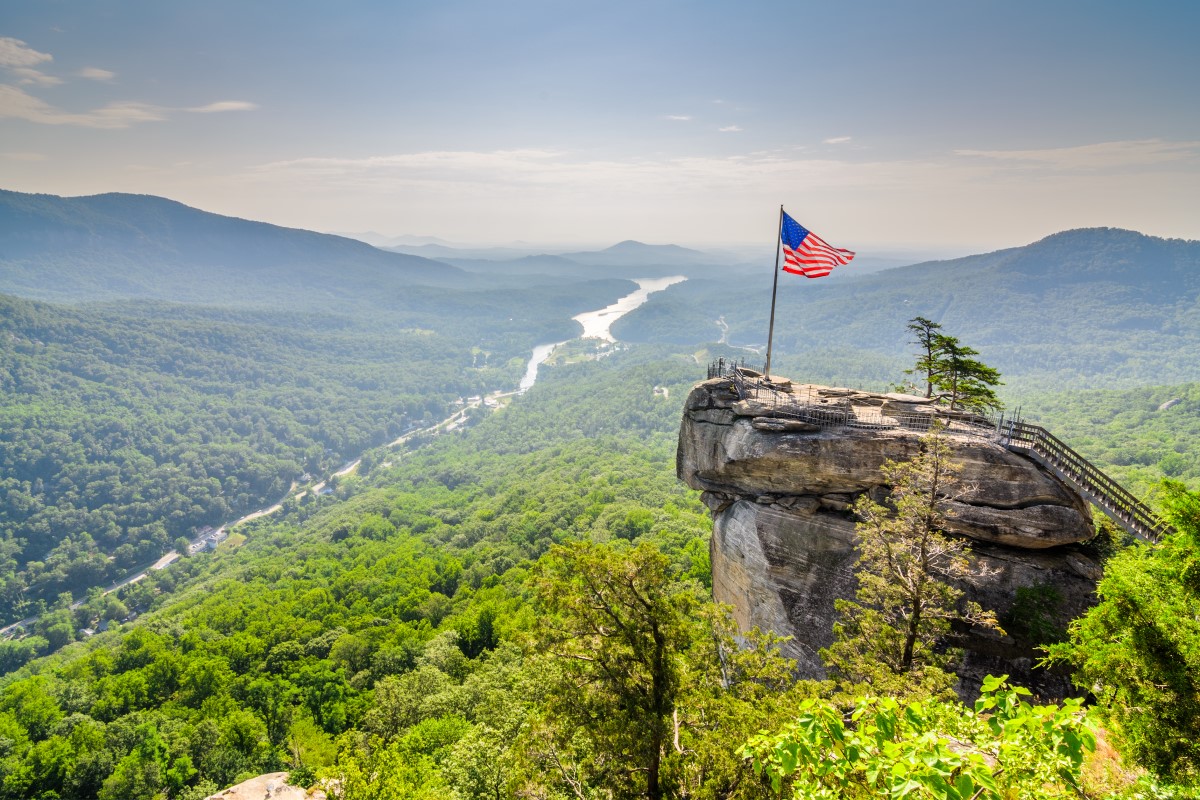 Chimney Rock im Chimney Rock State Park