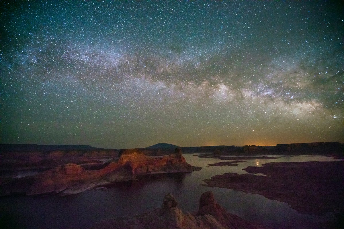 Sternenhimmel über dem Lake Powell